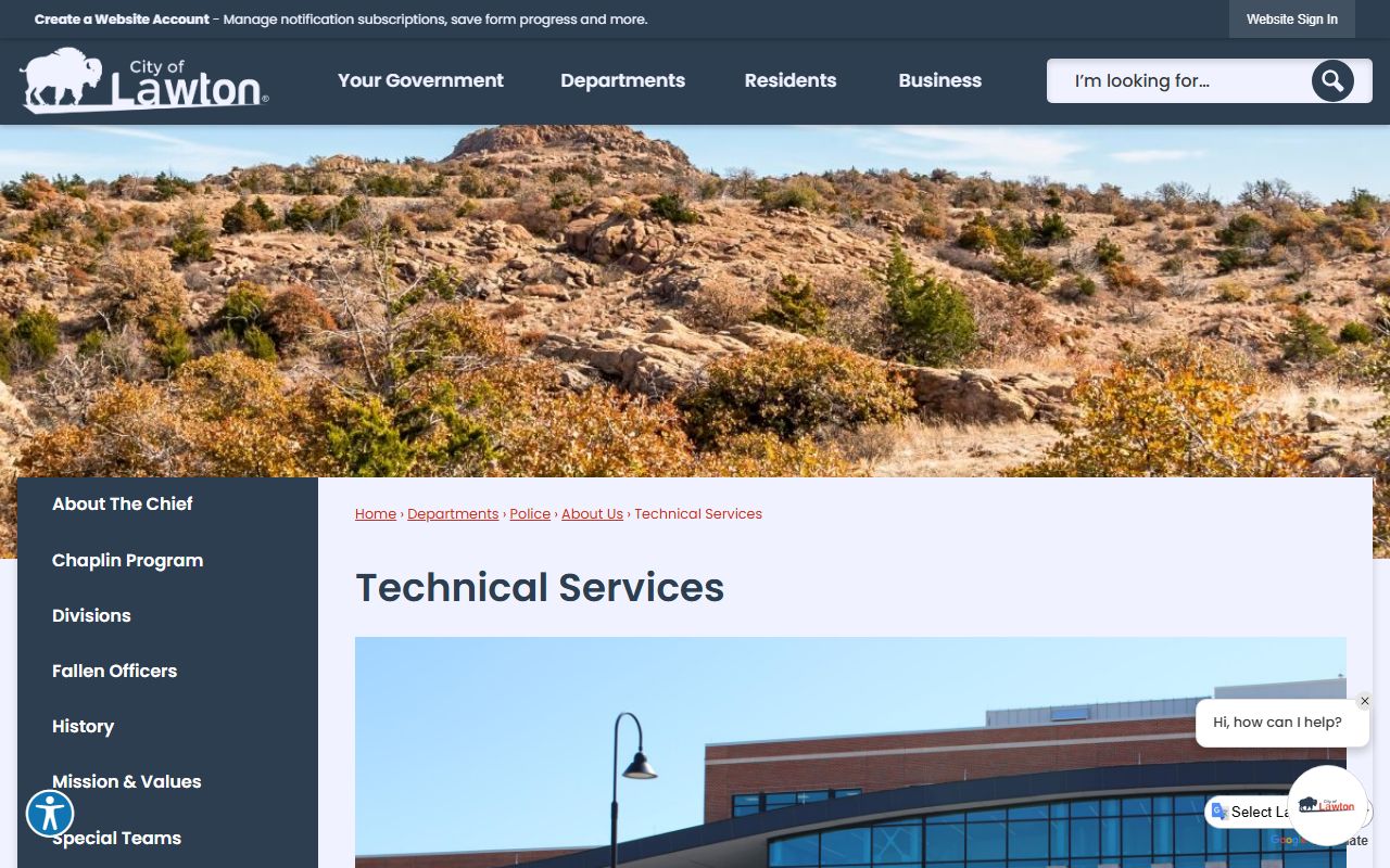 Lawton 72 hour booking police technical services division