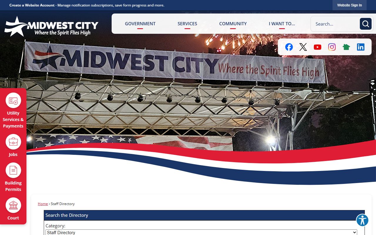 Midwest City 72 hour booking staff directory contacts