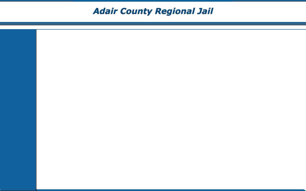 Adair County 72 hour booking jail roster