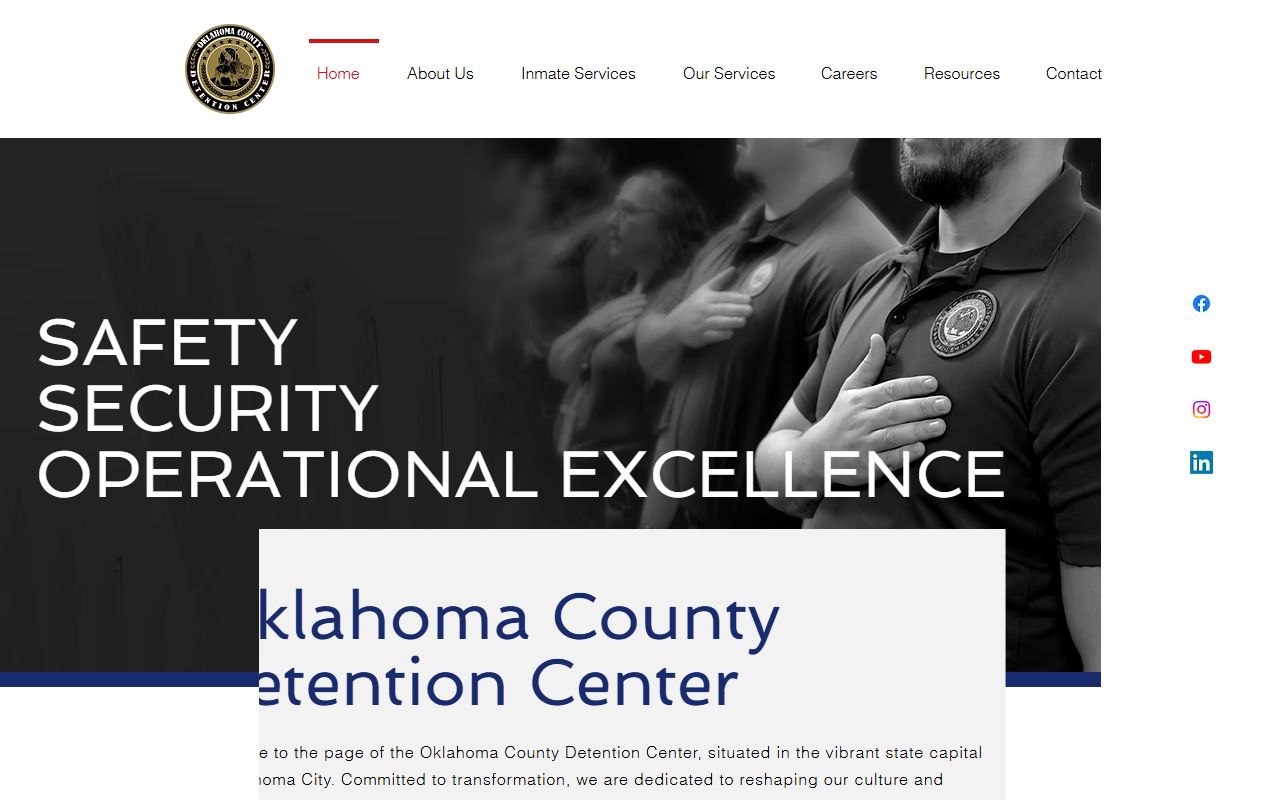 Oklahoma County 72 hour booking detention center website
